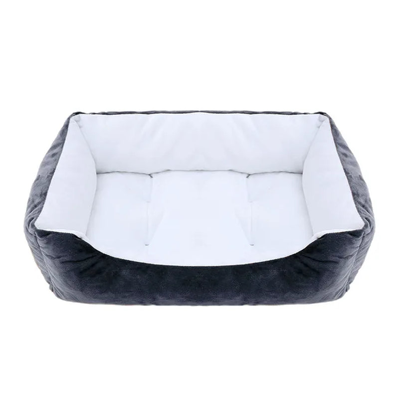 Bed for Dog Cat Pet Square Plush Kennel Medium Small Dog Sofa Bed Cushion Pet Calming Dog Bed House Pet Supplies Accessories