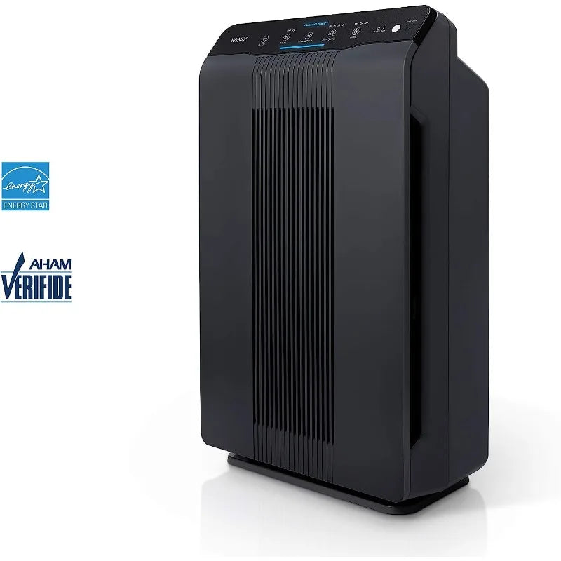 Winix 5500-2 Air Purifier with True HEPA, Plasmawave and Odor Reducing Washable AOC Carbon Filter Medium , Charcoal Gray